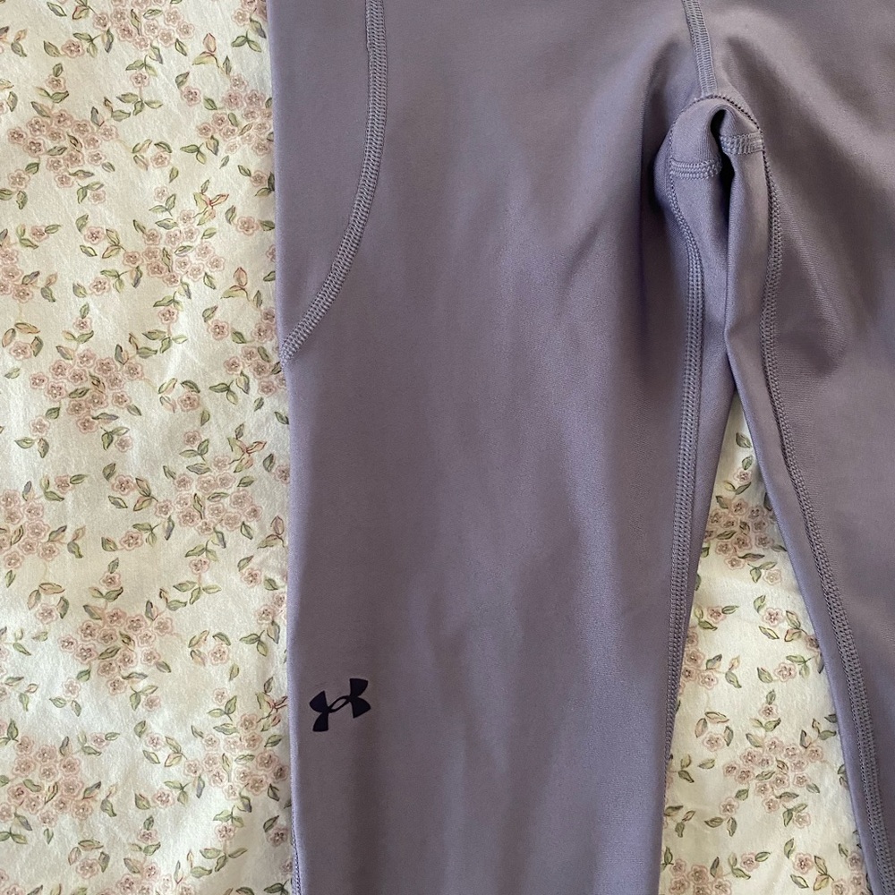 NWT Under Armour Lavender Compression Leggings Size Small - Picture 3 of 8